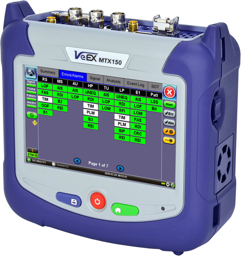 VeEX Z04-05-010P | VePAL MTX150 - Multi-service Test Set with 1x